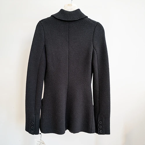 Black Wool Blazer Coat
