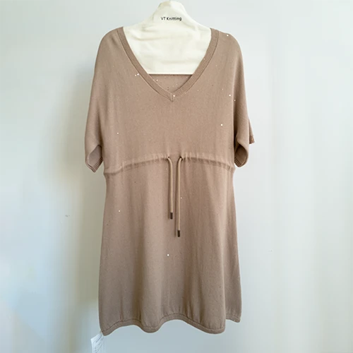 Cable Knit Wool Dress