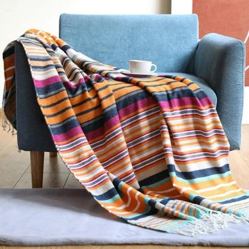 Colorful Striped Blanket