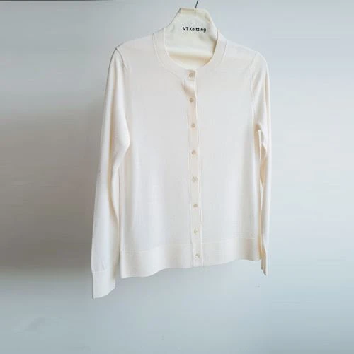 Fine Knit Cotton Cardigan
