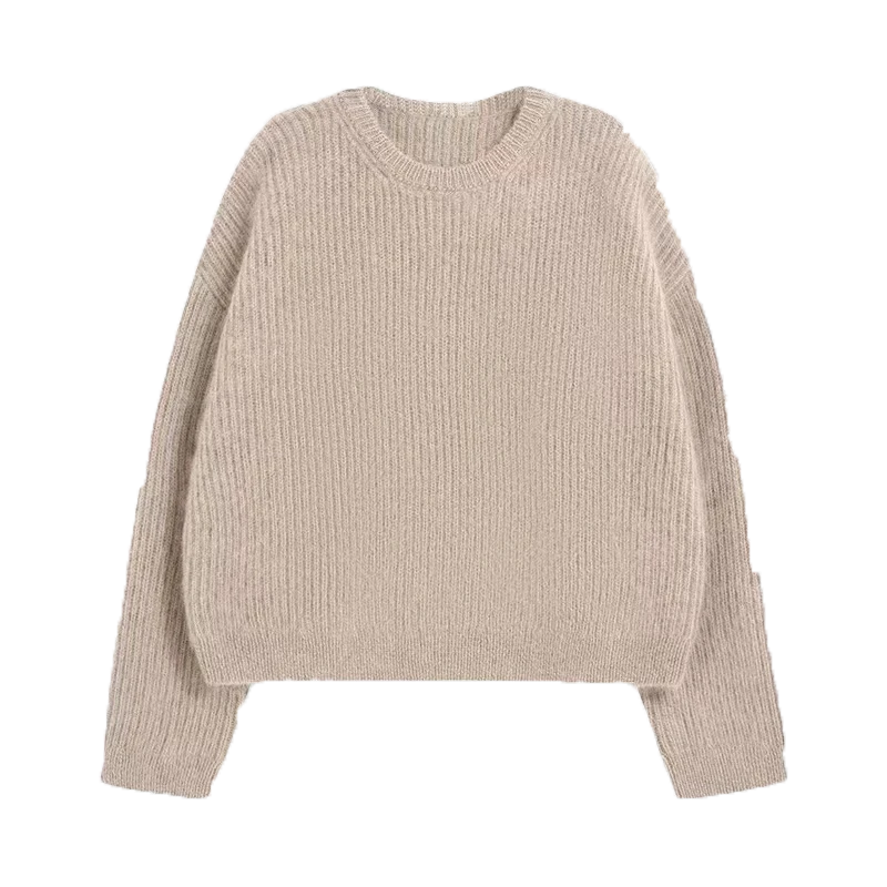 Ladies Designer Style Round Neck Sweater