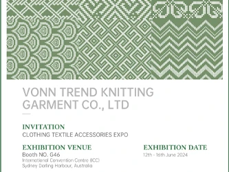 Vonn Trend Knitting Garment To Showcase Latest Collection At Clothing Textile...