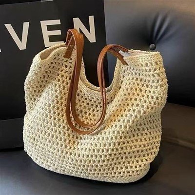 Designer Wool Knitted Bag