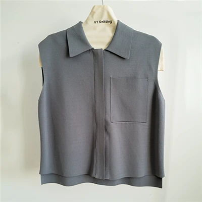 Men's Retro Grey Knitted Jacket
