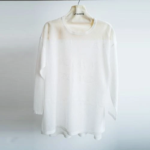 White Wool Cable Knit Sweater