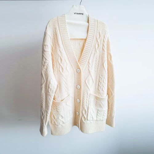 Women's Cotton Knit Cardigan
