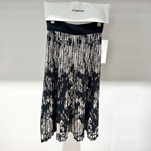 Womens Black Knit Skirt