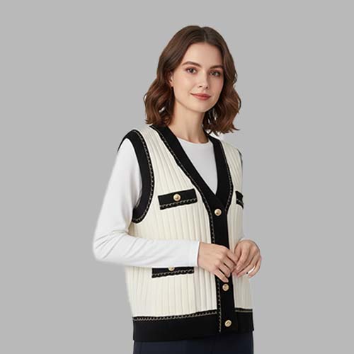 Wool V Neck Vest Wool V Neck Vest